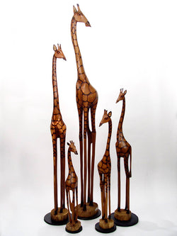 Olivewood Giraffe: 48 inch