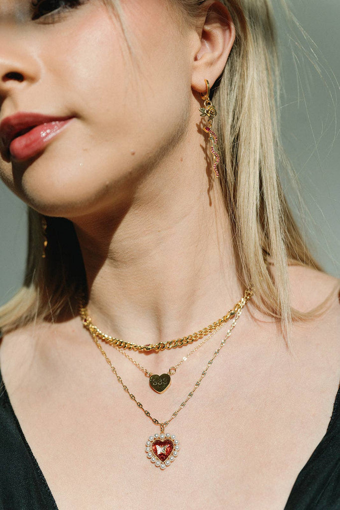 Crimson Memories | Heart Necklace