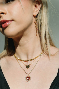 Crimson Memories | Heart Necklace