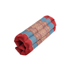 Zafuko Rollable Yoga & Meditation Cushion: Teal/Turquoise / Large
