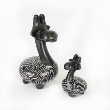 Funky Gray Giraffe - Soapstone: 4