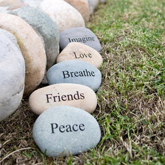 Large Engraved Stones (Words)