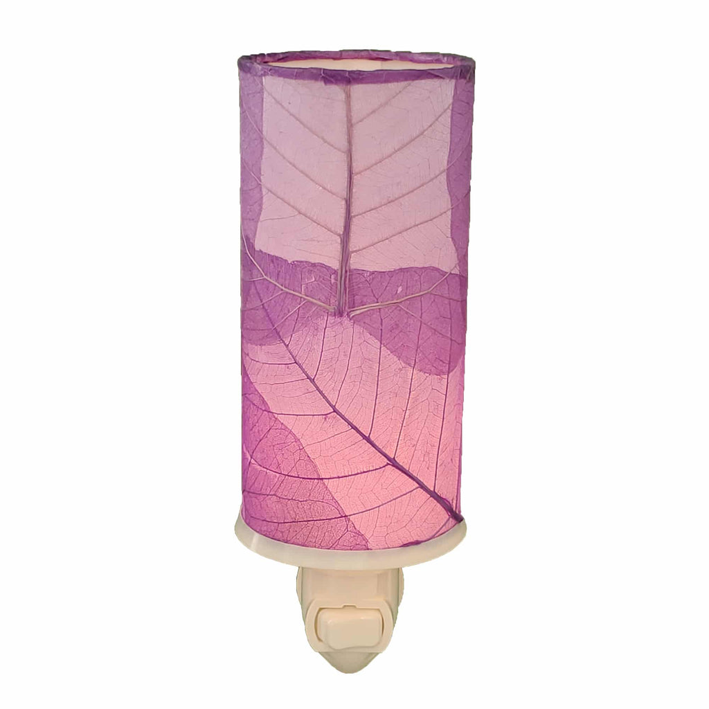 Cylinder Night Light Purple