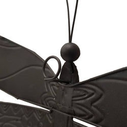 Dragonfly Wall Decor Blue And Pearl, w/ Capiz, Outdoor Safe