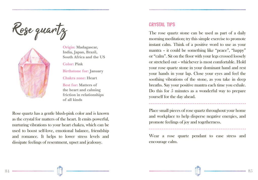 Little Book of Crystals (Hardcover, Gift)