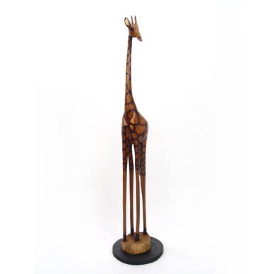 Olivewood Giraffe: 48 inch