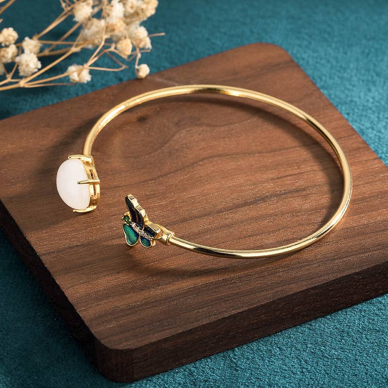 Butterfly Love Jade Bracelet