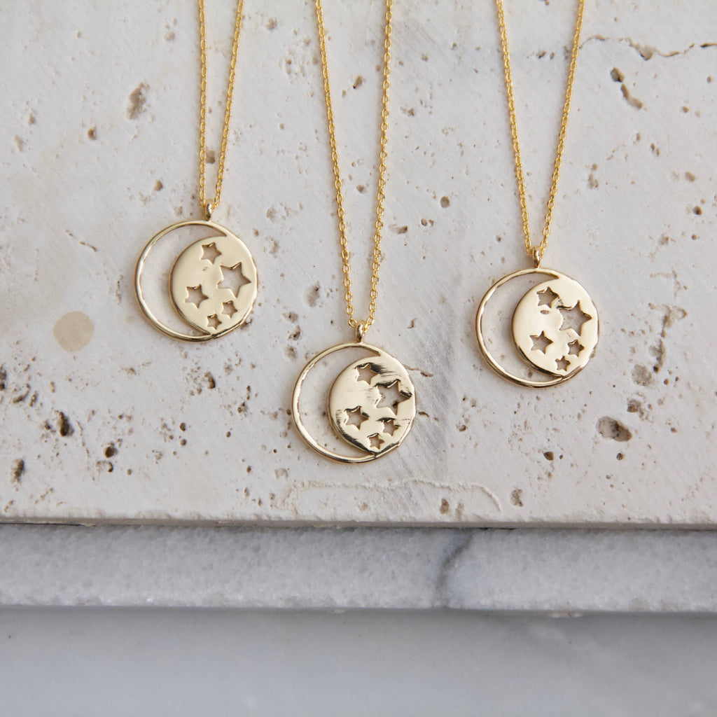 Celestial Necklace: 18 inches