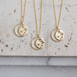 Celestial Necklace: 18 inches