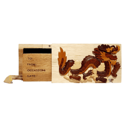 Dragon - Hand Carved Keepsake Gift Box