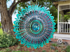 Large Wind Spinner - Crystal Cosmic Mandala