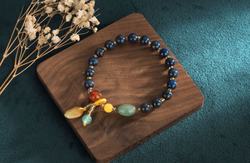 Chinese Style Lapis Lazuli Bracelet