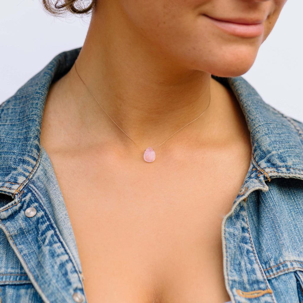 Rose Quartz Soul-Full of Light Necklace for Love