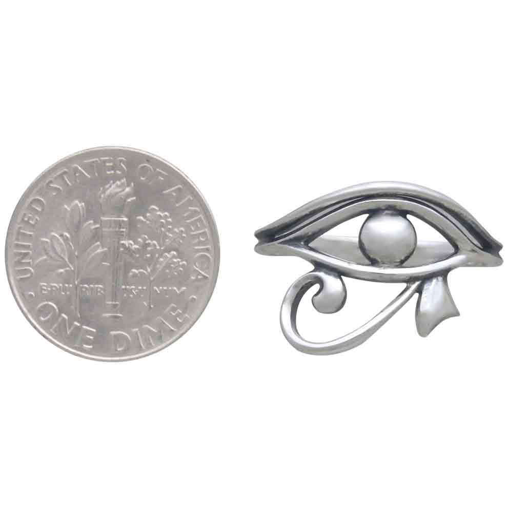 Sterling Silver Eye of Horus Ring: 7