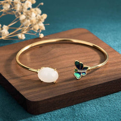 Butterfly Love Jade Bracelet