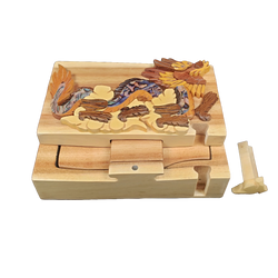 Mother of Pearl Dragon - Hand Carved Keepsake Gift Box