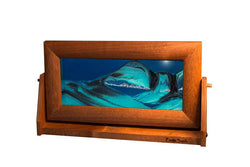 Alder Wood (Traditional) Moving Sand Art Pictures: Sunset Orange / Medium