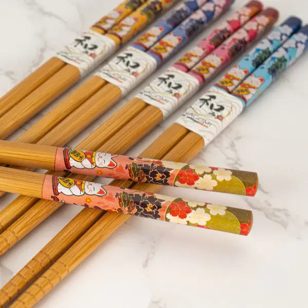 5 Piece Chopsticks Set Sakura