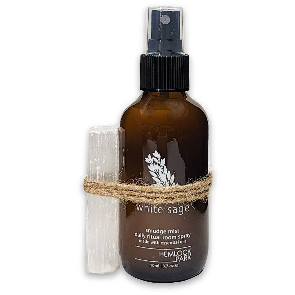 Smudge Spray & Crystal Set: Palo Santo + Sage