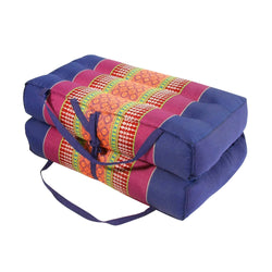 Zafuko Foldable Yoga & Meditation Cushion: Teal/Turquoise / Large