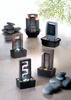 Zen Fountain with Pump - Decorative Tabletop Object