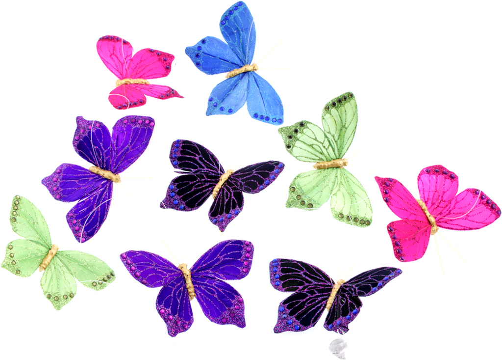 Royal Jewels w/ Glitter Butterfly Garland