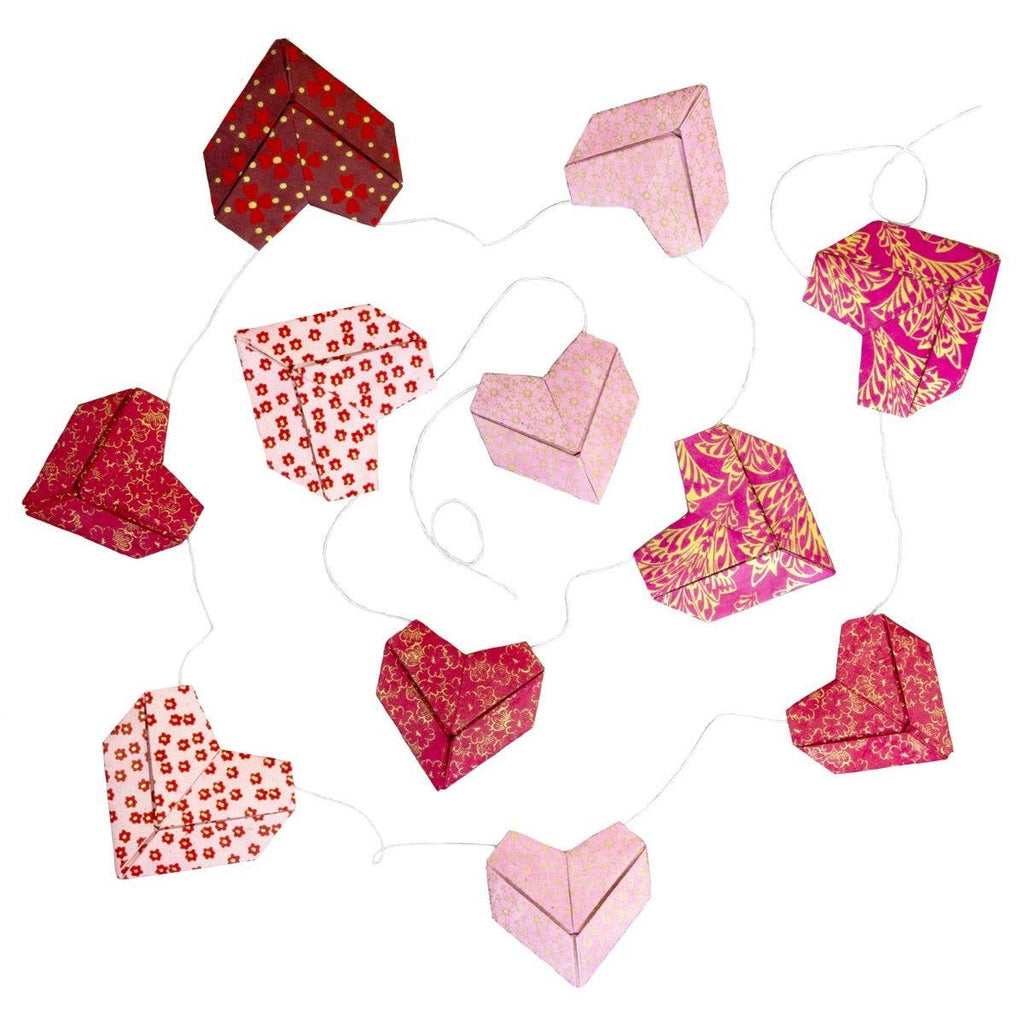 Origami Heart Eco Garland