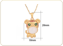 Little Golden Tiger Necklace
