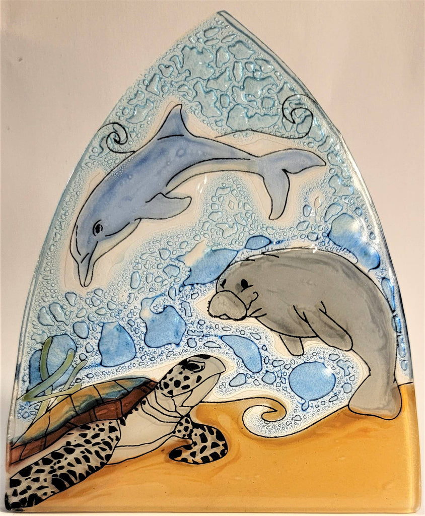 Manatee, Turtle, Dolphin Nightlight