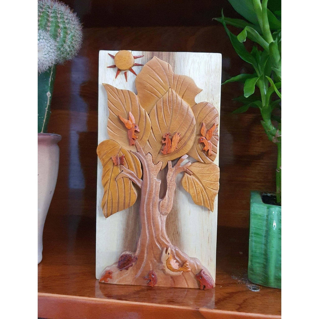 Tree of Life - Hand Carved Keepsake Gift Box