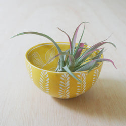 Two Pattern Bowl: Purple
