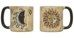 Mara Stoneware Sun/Moon Mug - Tan