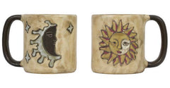 Mara Stoneware Sun/Moon Mug - Tan