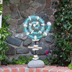 Glass Spiral Garden Stand: Large 40