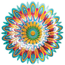 Large Wind Spinner - Floral Mandala
