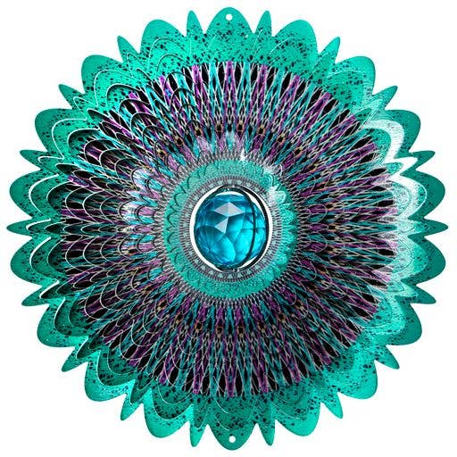 Large Wind Spinner - Crystal Cosmic Mandala