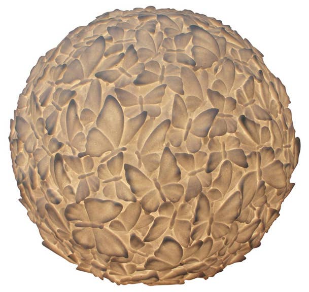 Sandstone Butterfly Ball Lamp: Large