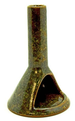 Olive Green Ceramic Chimney Incense Burner