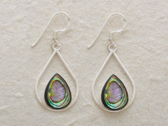 Wire Oval Earrings
