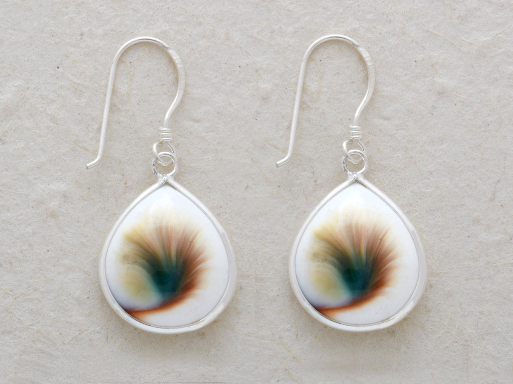 Shiva's Eye Earrings Double Sided (medium)