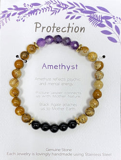 Stone Bracelet - Amethyst