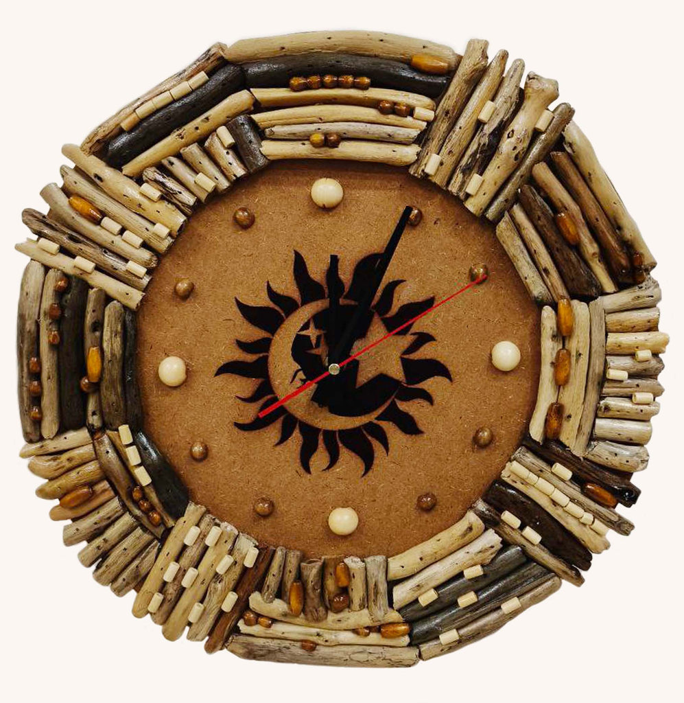Driftwood Clock - Celestial