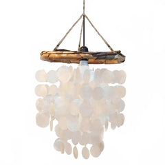 Capiz Chandelier - Natural