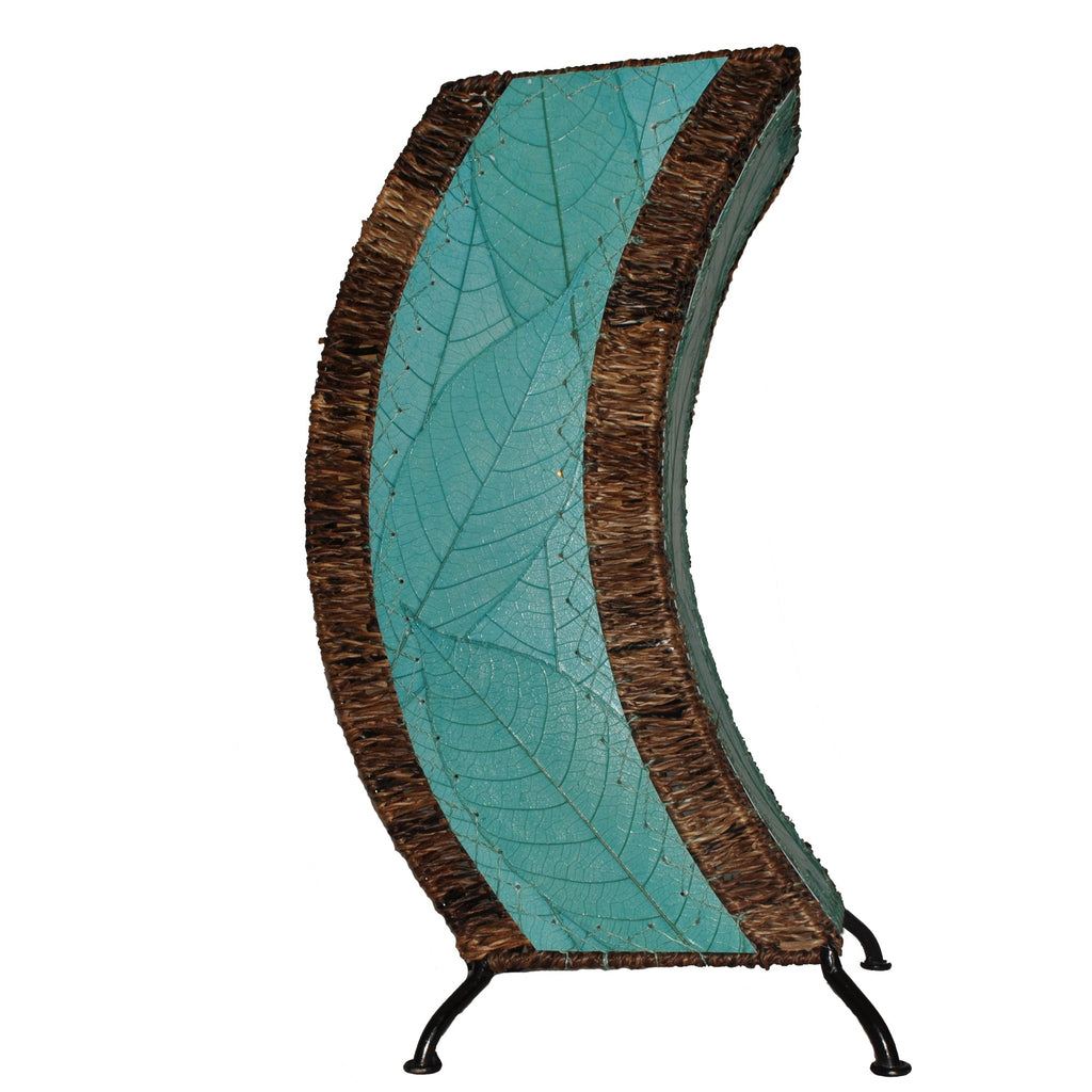 Cocoa Leaf C-Shape Table Lamp
