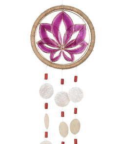 Capiz Shell Dreamcatcher - Lotus