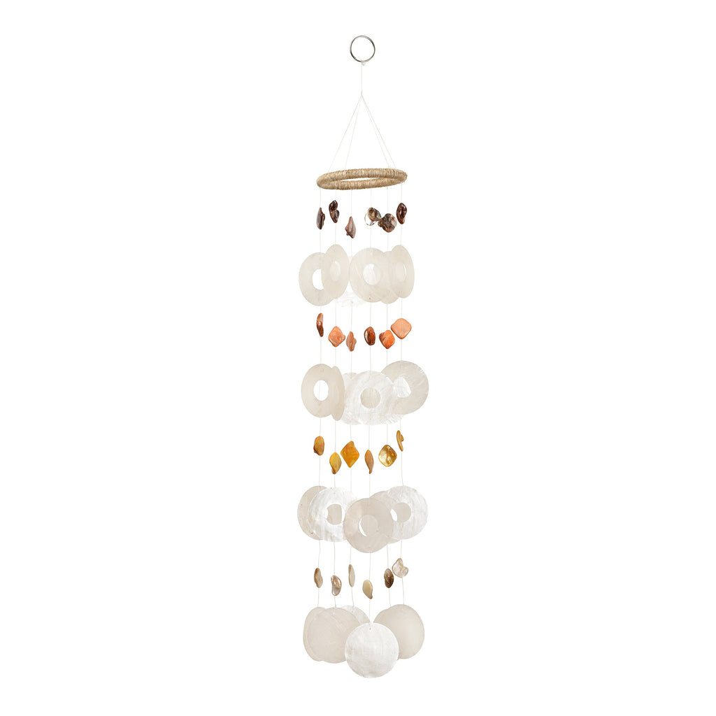 Capiz Chime Round