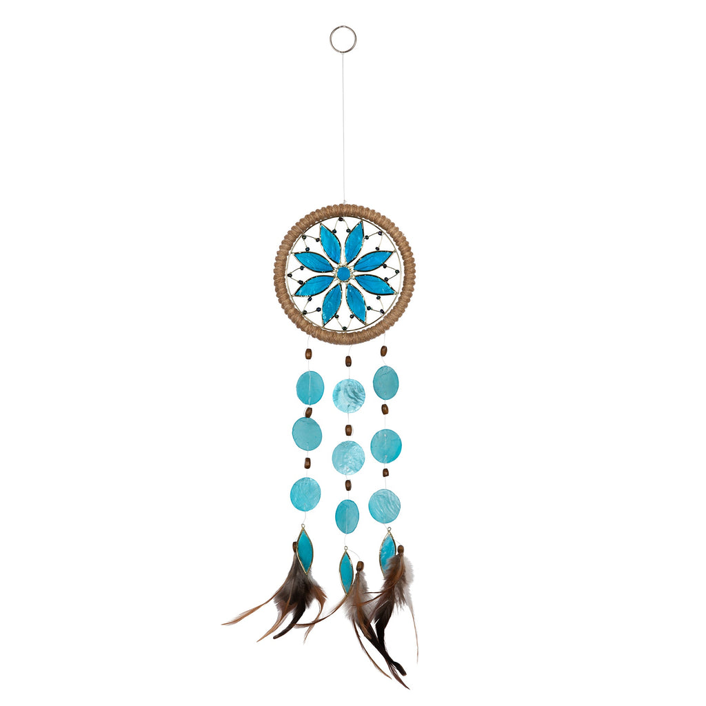 Capiz Shell Chakra Dreamcatchers - Flower