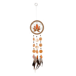 Capiz Shell Chakra Dreamcatchers - Lotus, Sacrum Orange