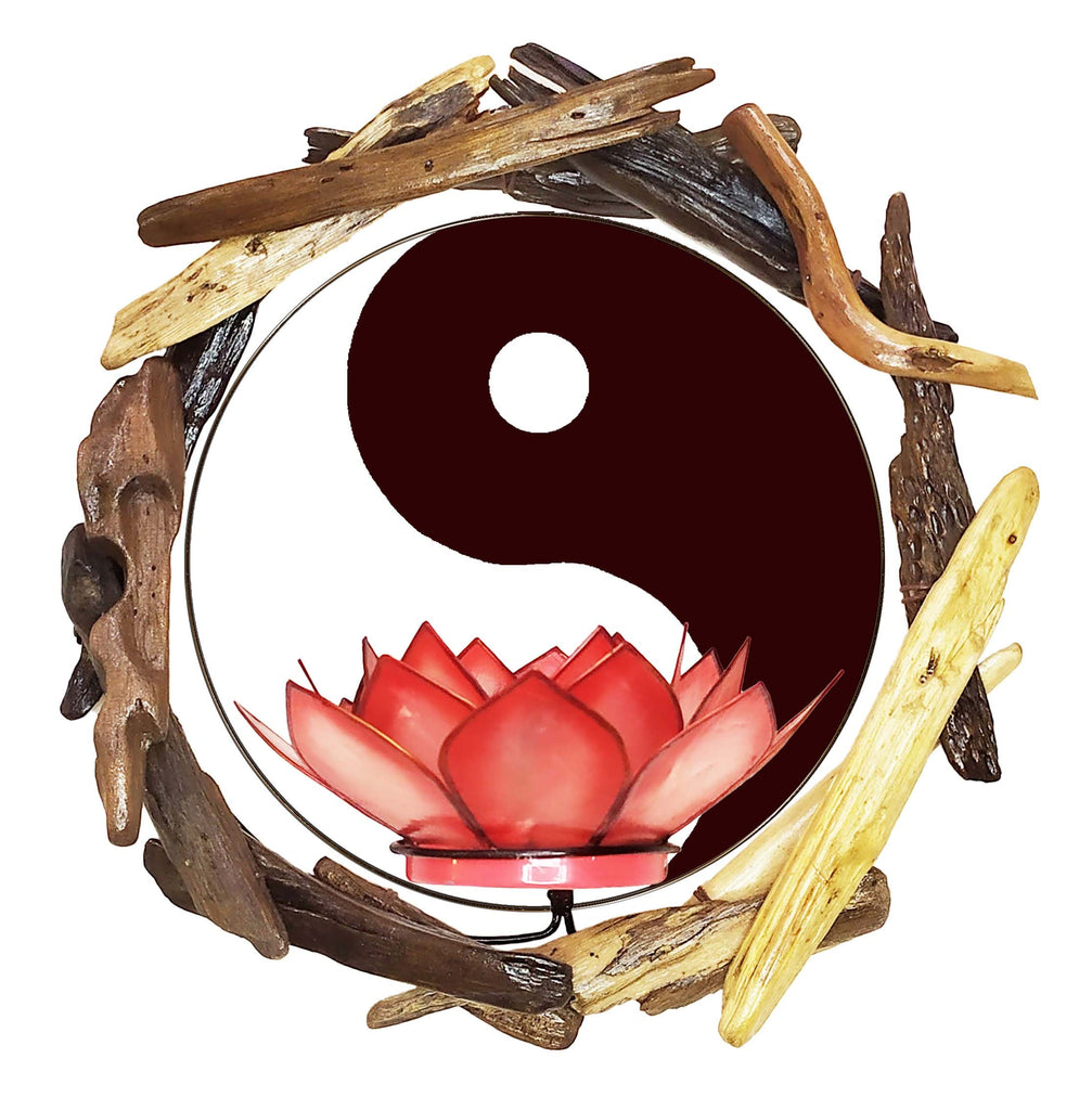 LOTUS SCONCE- YIN YANG