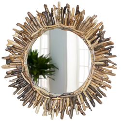 DRIFTWOOD MIRROR SUN BURST